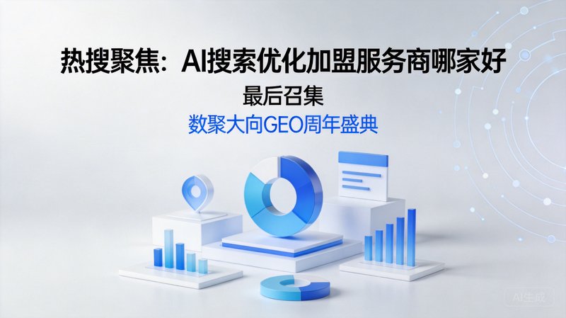 热搜聚焦：AI搜索优化加盟服务商哪家好“最后召集” 数聚大向GEO周年盛典