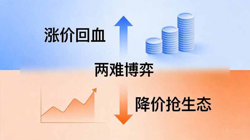 国内大模型商业化格局分裂：涨价回血与降价抢生态的两难博弈